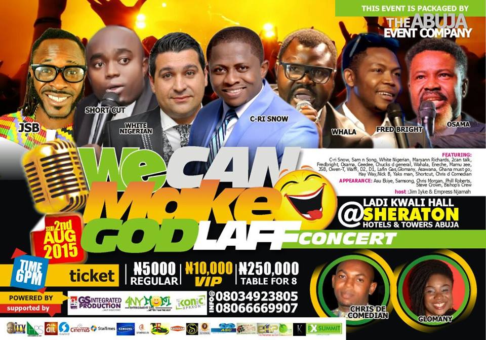 Popular Comedy Act, CRI-SNOW Taking Abuja by Storm with “WE CAN MAKE ...